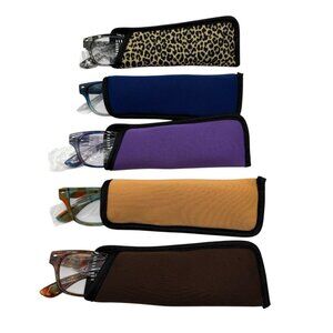 Hummingbird Basel 5 Pair Reading Glasses +3.50 Blue Light With Cases